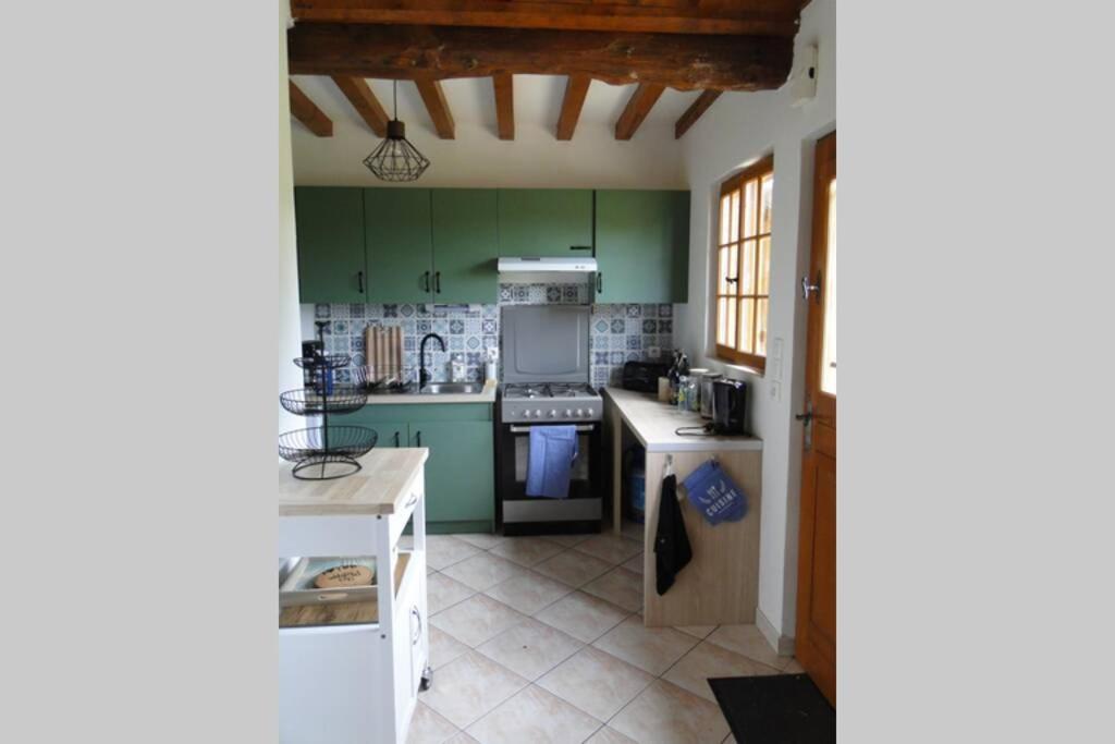 La Bergerie, Cottage Normand 5 Pers. Avec Piano Épreville-en-Lieuvin エクステリア 写真